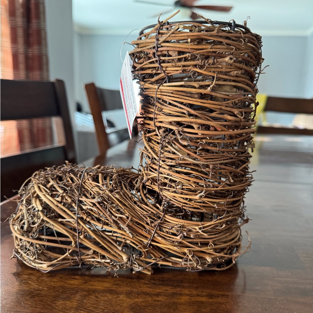NWT Ashland Christmas Decor. Santa Boot